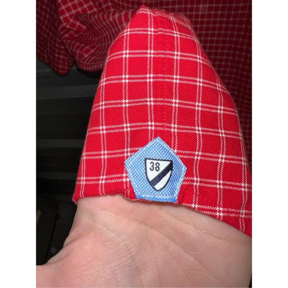 NWT Red Daniel Cremieux Short Sleeve Button Down Shirt Size 2XL - Picture 11 of 14